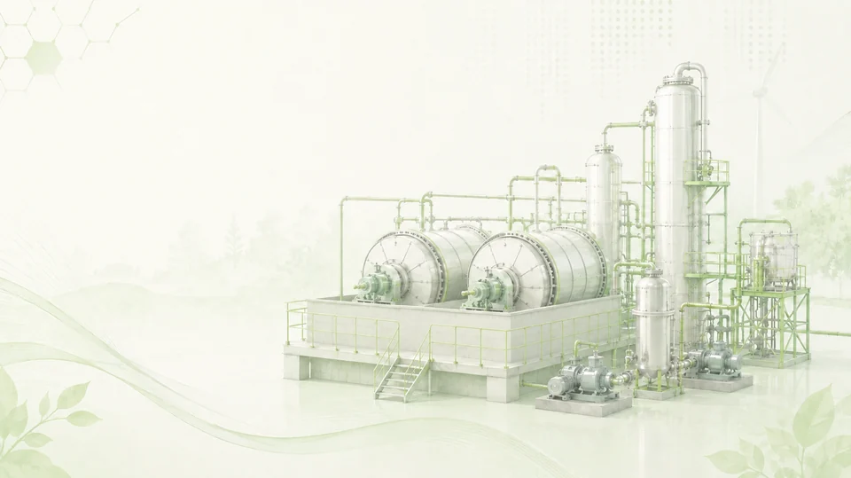Illustrative green industrial electrochemical facility